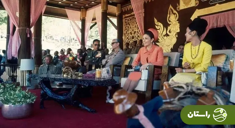 عکس | تونل زمان؛ سفر محمدرضا پهلوی و فرح دیبا به تایلند و اقامت در قصر سالاسالاتای