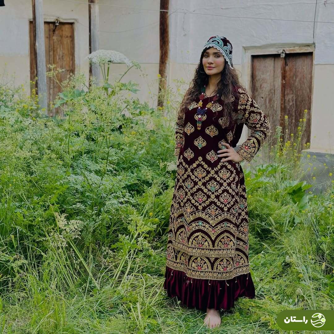 (تصاویر) ساناز سعیدی، فرشته سریال «بوی باران» با استایلی جذاب و تفنگ