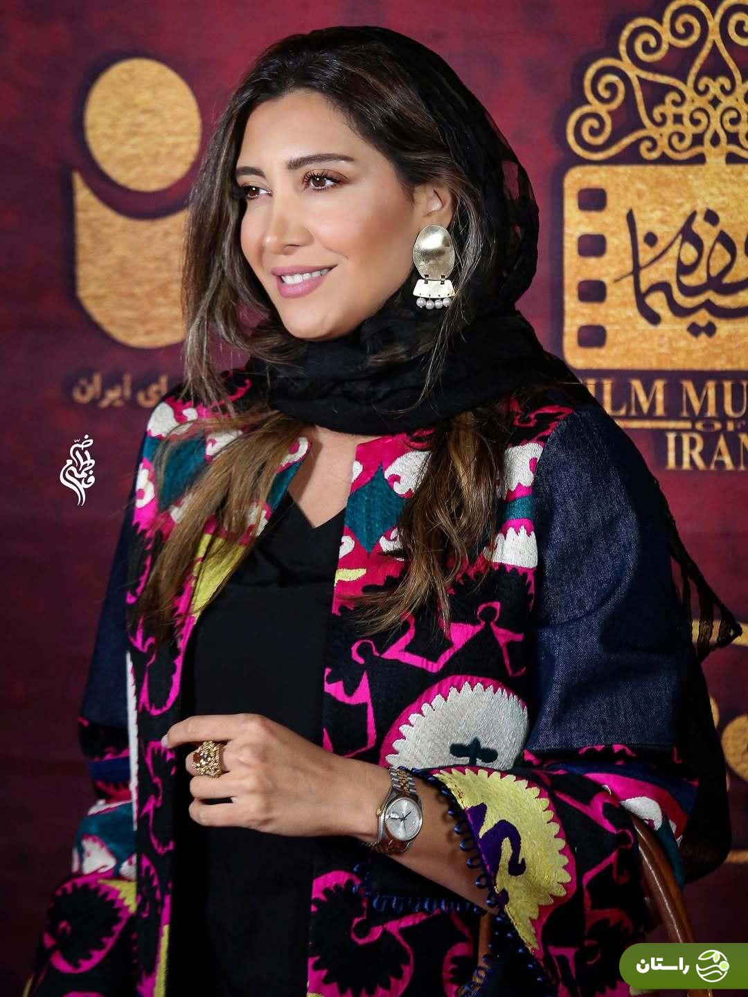 (تصاویر) تیپ شیک نیکی مظفری در جشن عکاسان سینمای ایران