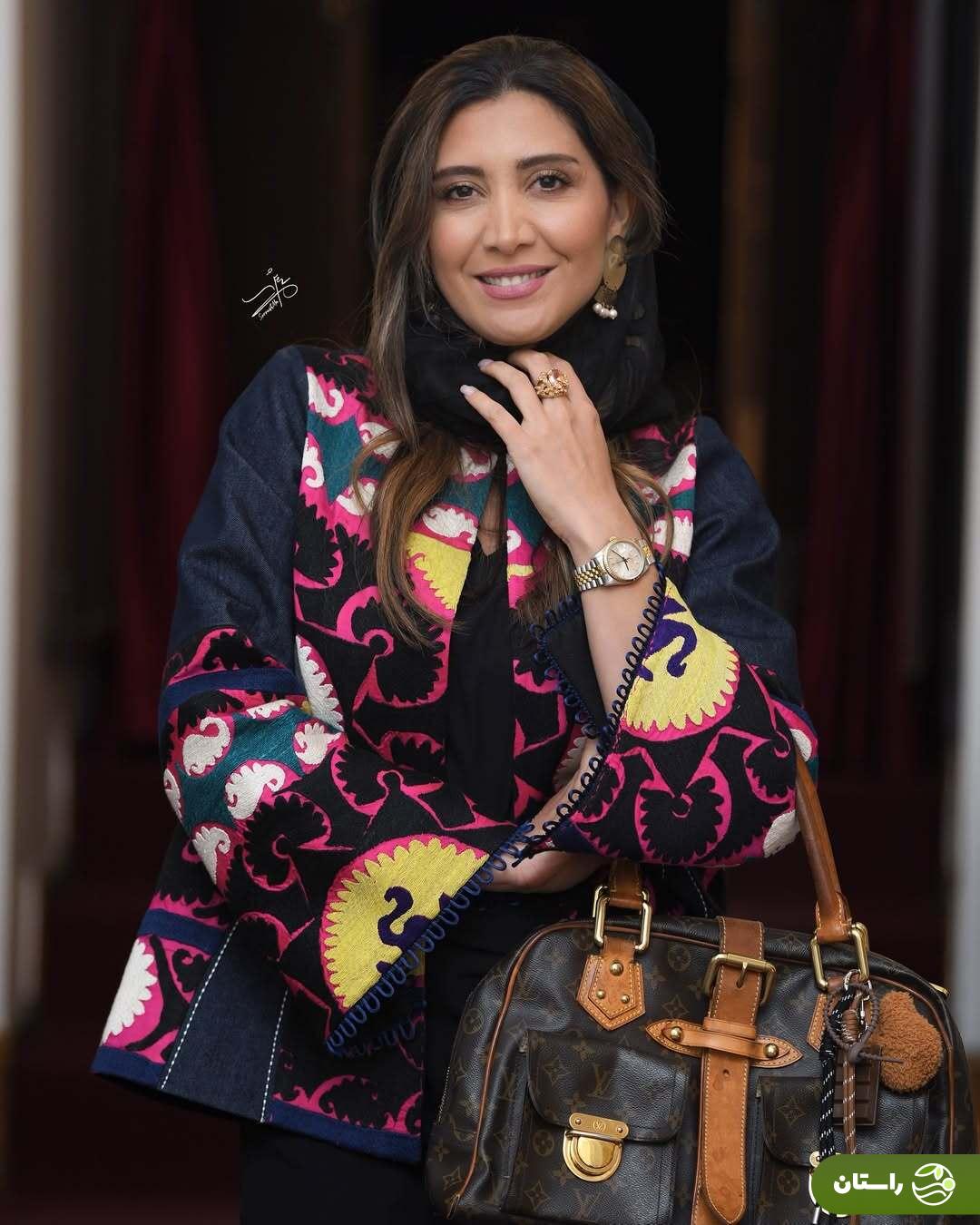 (تصاویر) تیپ شیک نیکی مظفری در جشن عکاسان سینمای ایران