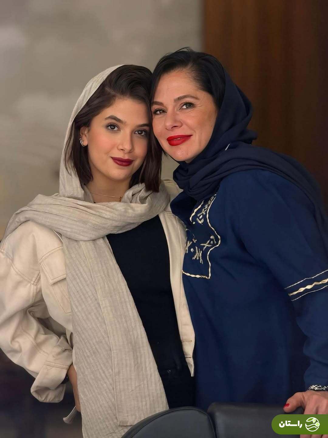 تصاویر مادر دختری نفس بازغی و مستانه مهاجر در کنسرت سهراب پاکزاد