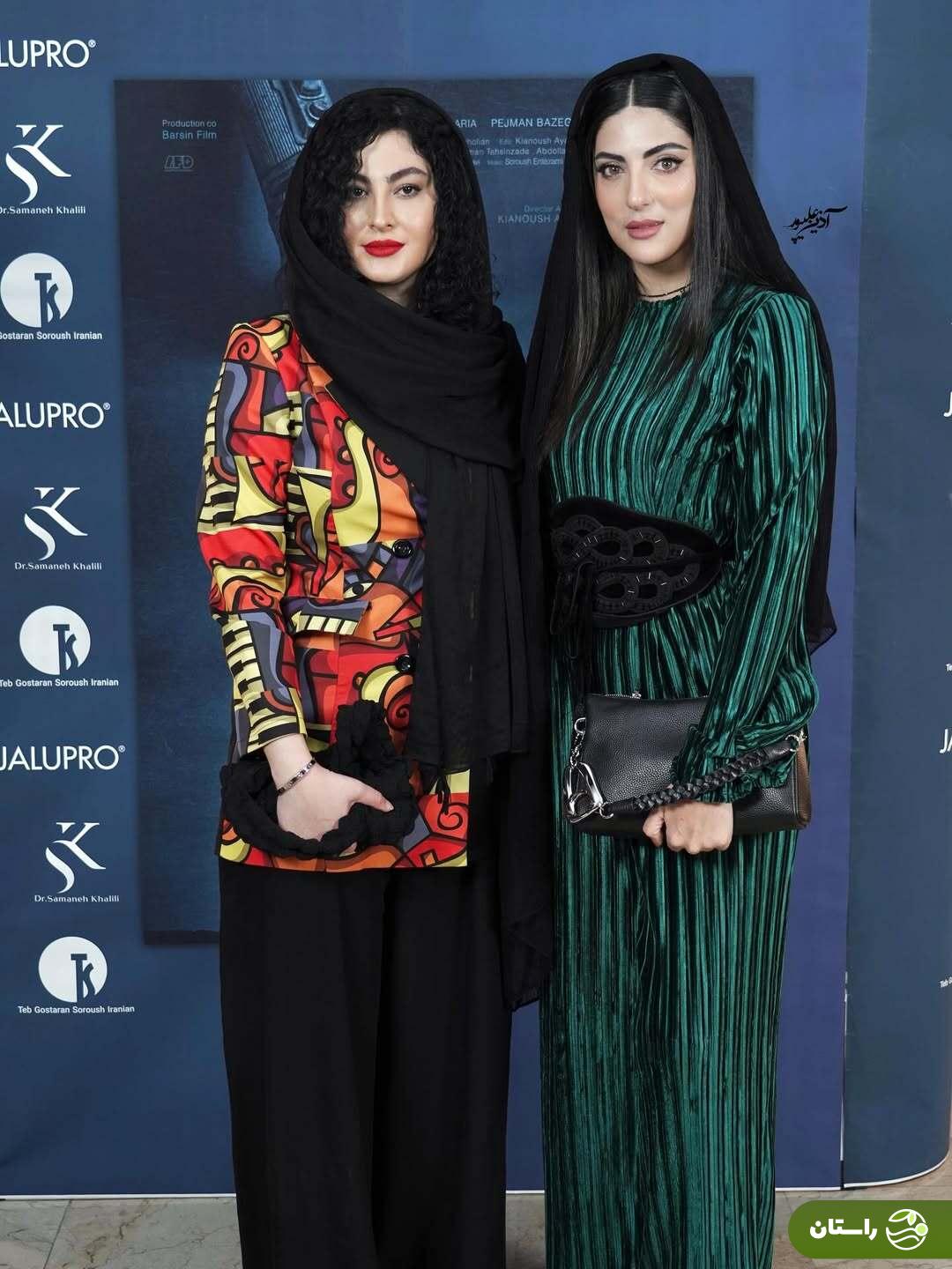(تصاویر) هلیا امامی، مریم مومن، پژمان و نفس بازغی در اکران فیلم «شوماه»