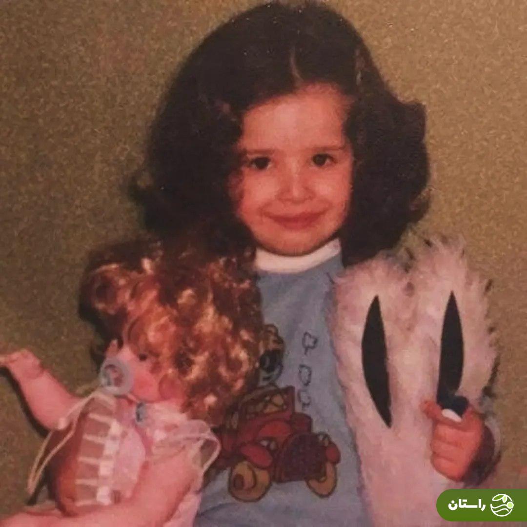 تصاویر زیرخاکی از کودکی مهراوه شریفی‌نیا