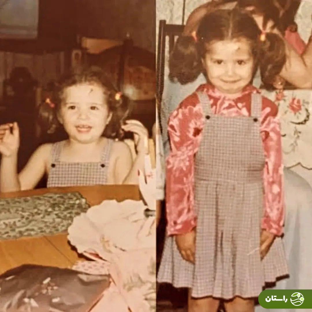 تصاویر زیرخاکی از کودکی مهراوه شریفی‌نیا