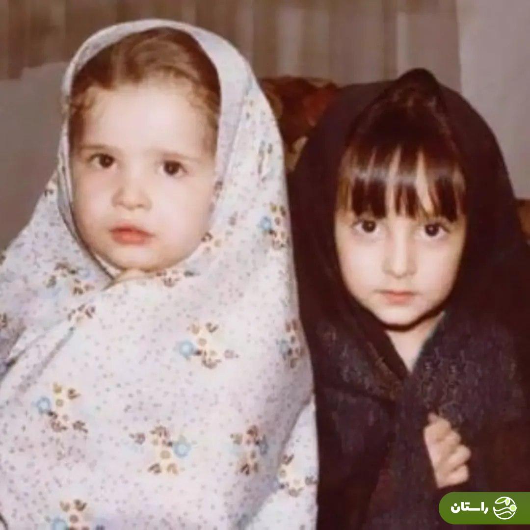 تصاویر زیرخاکی از کودکی مهراوه شریفی‌نیا