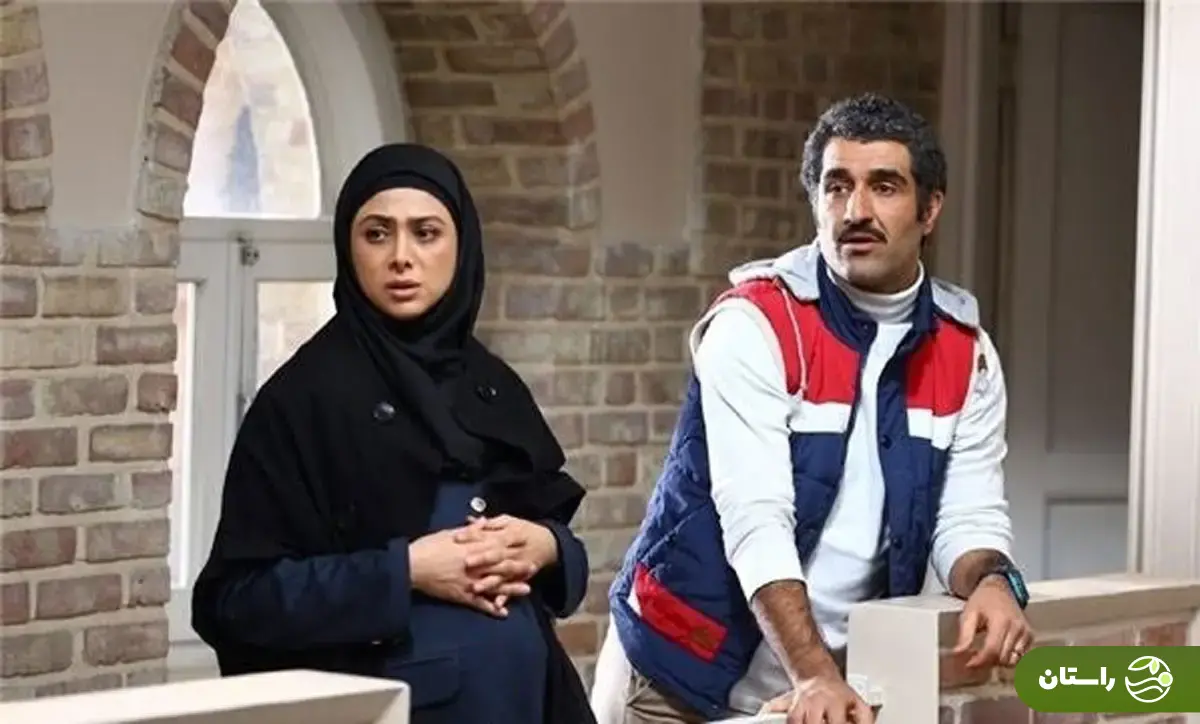 (عکس) تونل زمان؛ پژمان جمشیدی و آزاده صمدی در سریال دیوار به دیوار؛ سال ۱۳۹۵