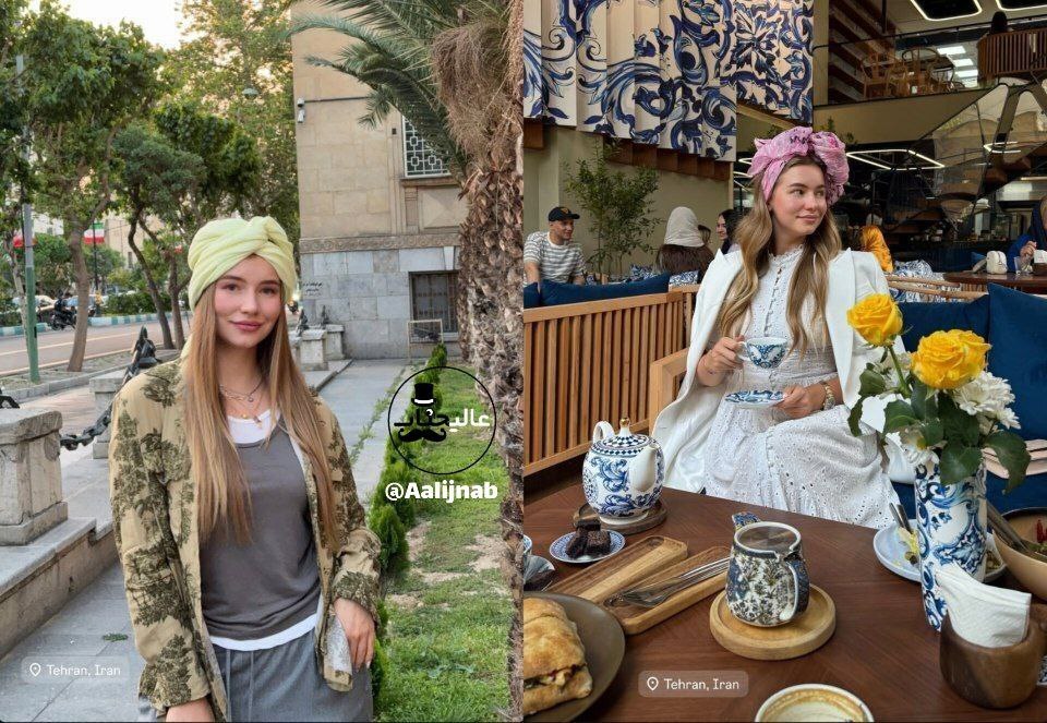 عکس جنجالی از بلاگر‌های زن روس در تهران