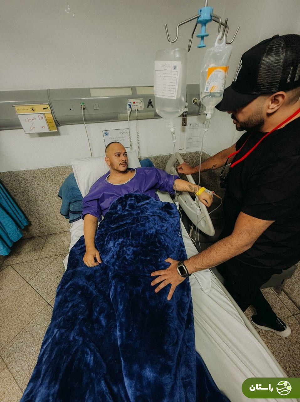 (عکس) «اشوان» در بیمارستان بستری شد (عکس) «اشوان» در بیمارستان بستری شد