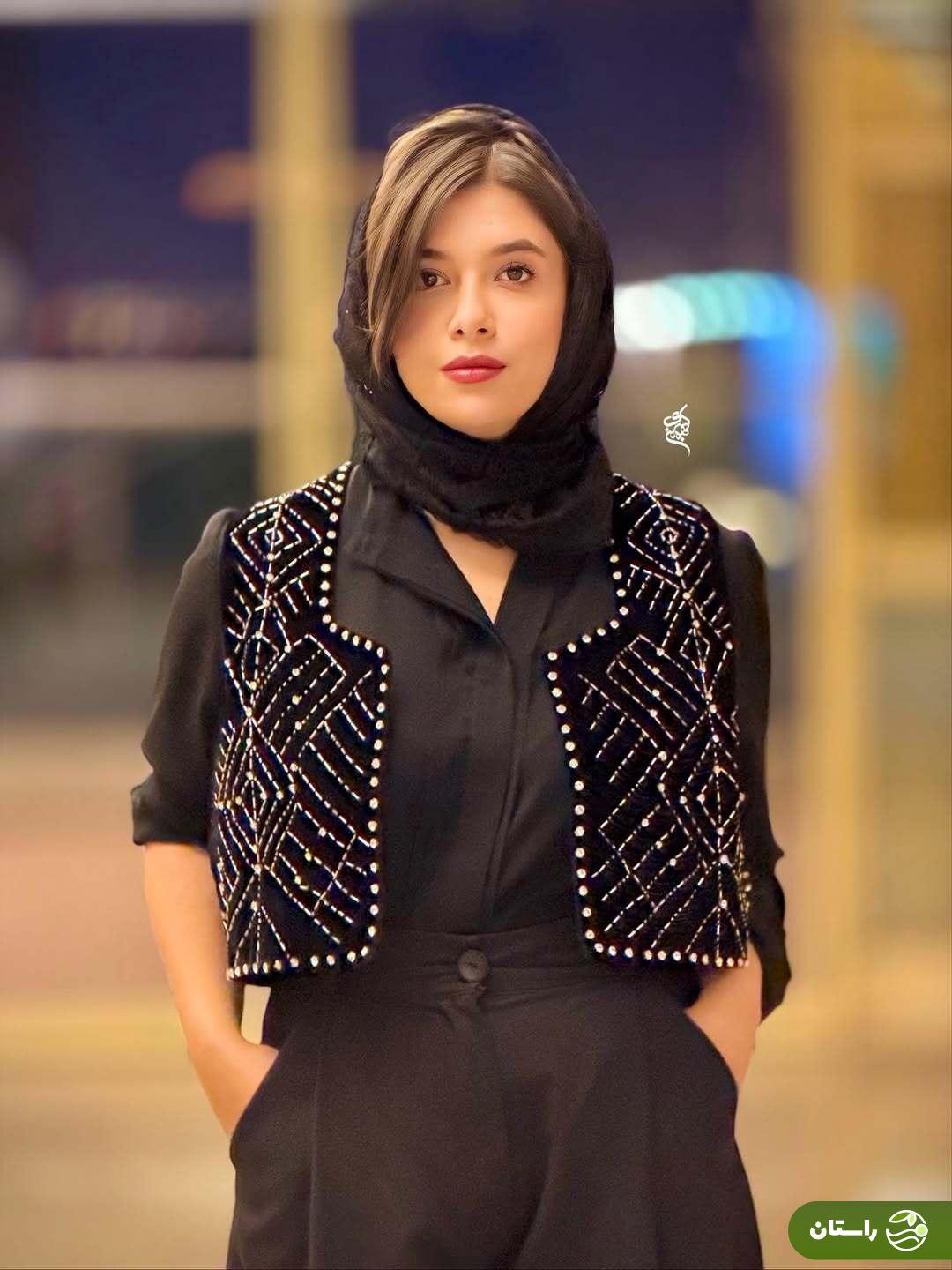 (عکس) نفس بازغی در اختتامیه جشنواره همام؛ قاب عاشقانه با پدر