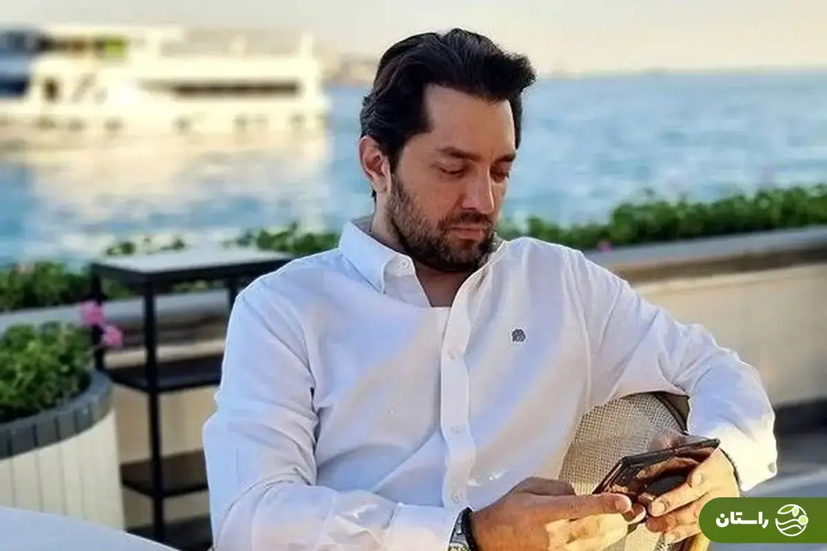 (عکس) نگاه خیره بهرام رادان و یک کانگورو به افق