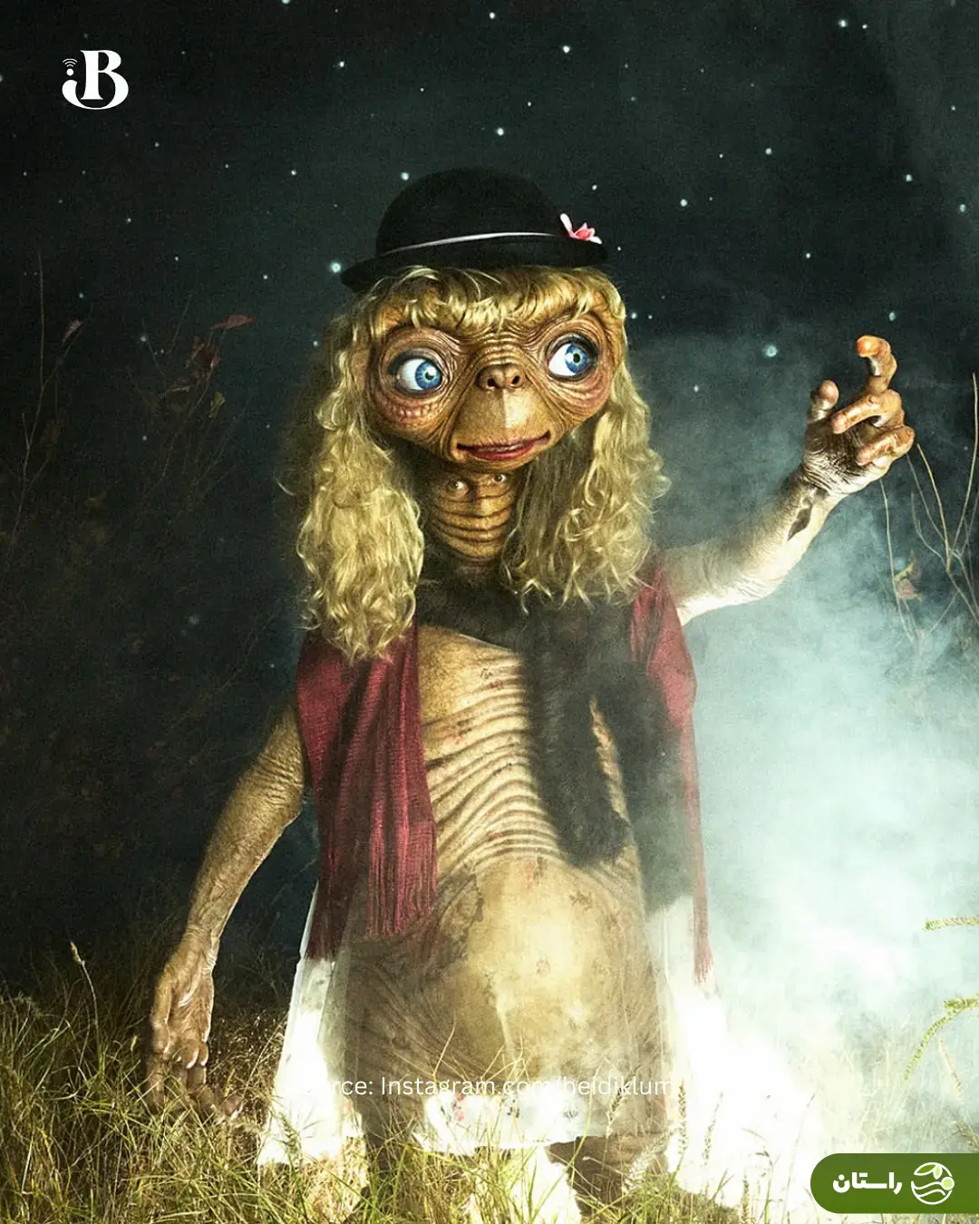 تصاویری از لباس‌ها و گریم عجیب و غریب سلبریتی‌ها در مهمانی هالووین هایدی کلوم