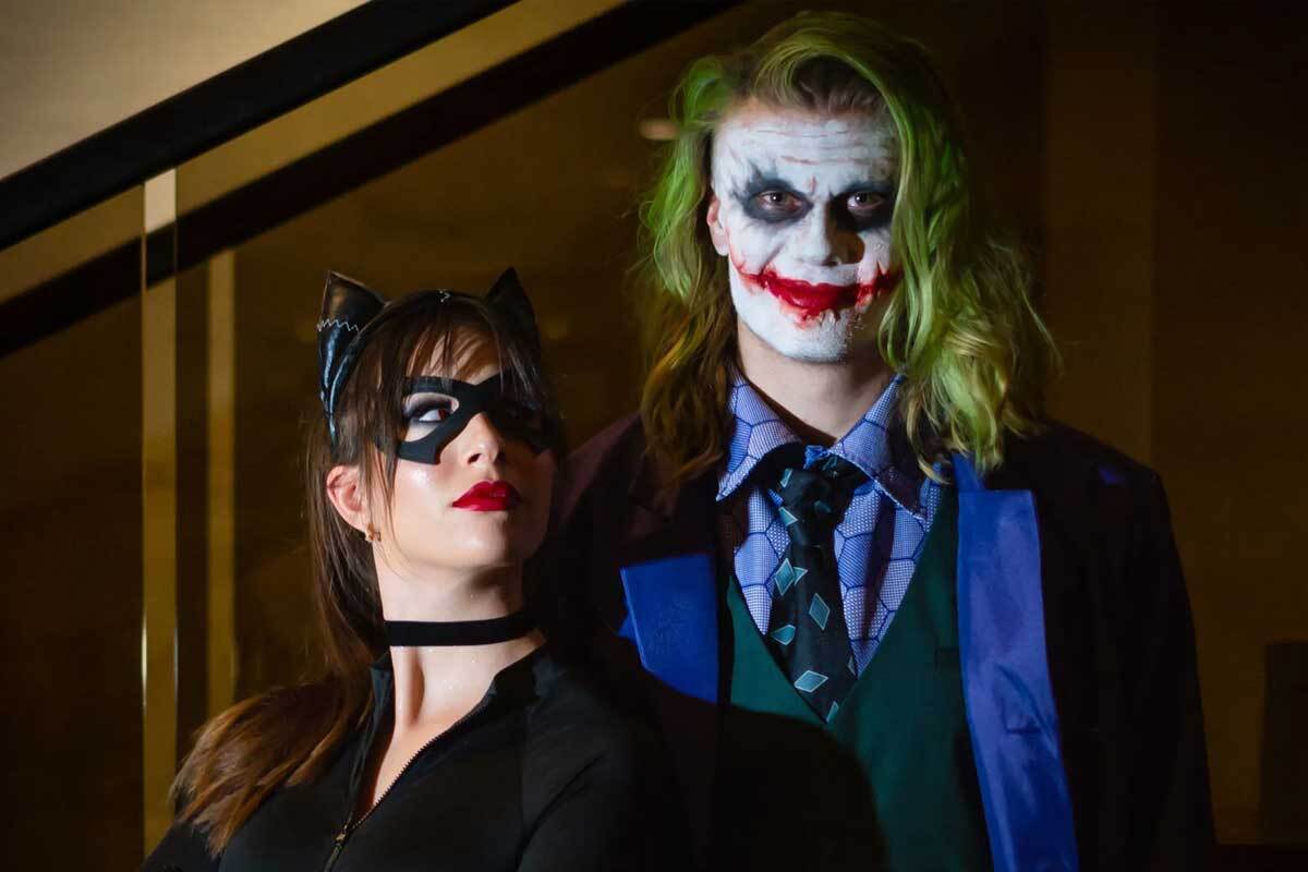 فوتبالیست‌های سیتی و یونایتد هالووین را خیلی جدی گرفتند: هالندِ جوکر و برونوی داس به دست!