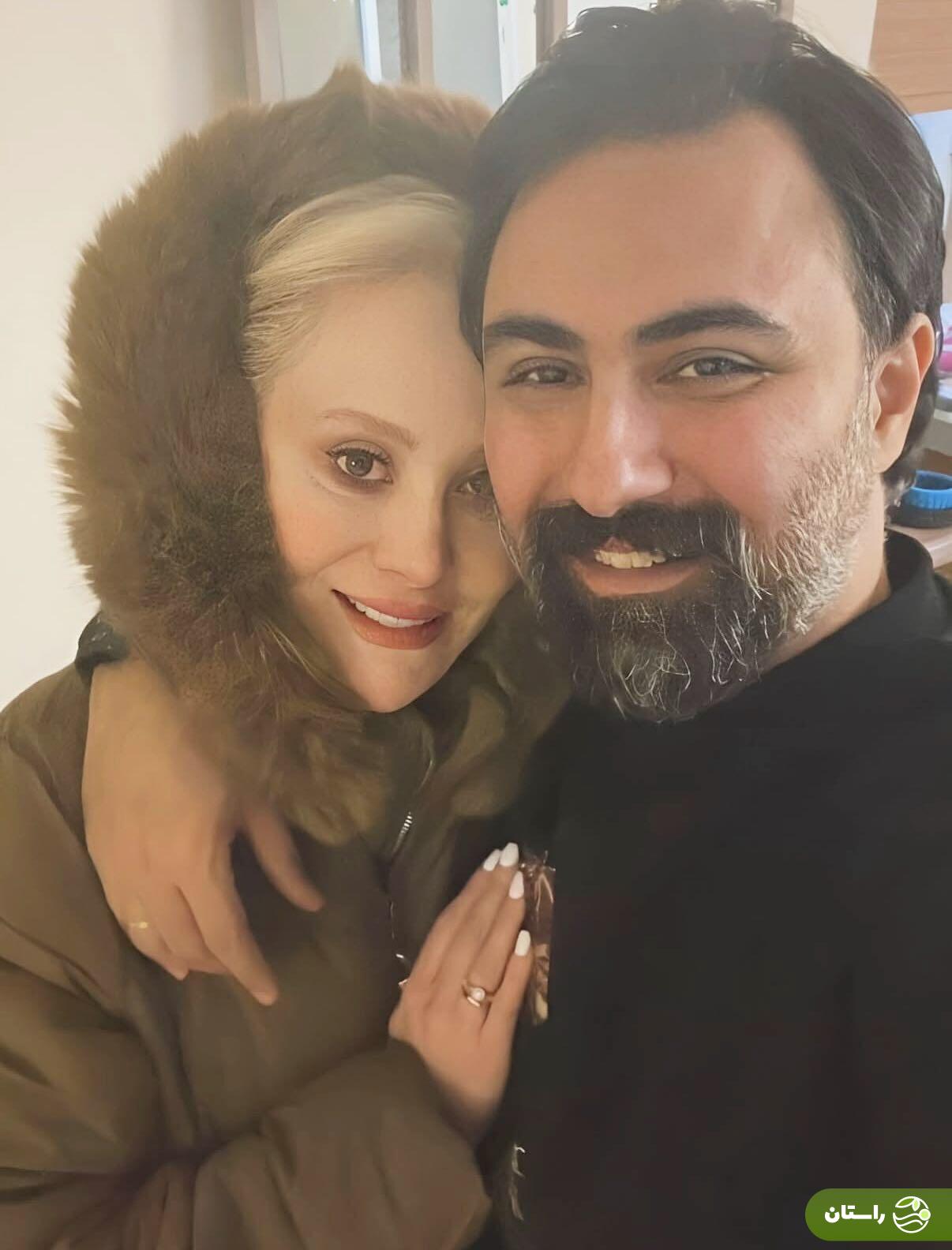 نخستین عکس ماه‌عسل آرام جعفری و بابک انصاری