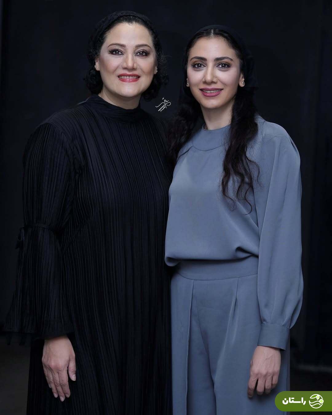 عکس‌های دو نفره شبنم مقدمی و مونا فرجاد در پشت صحنه «بازی‌های شبانه»