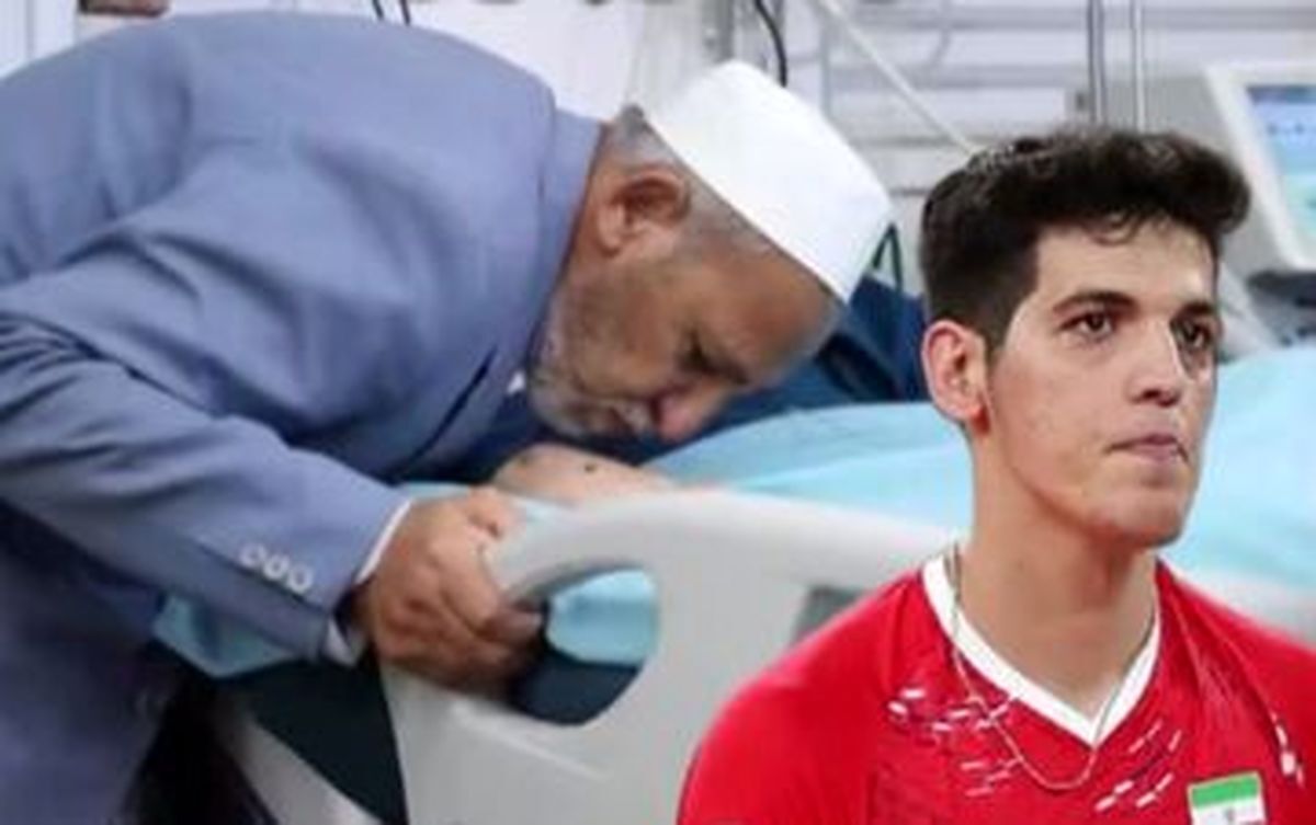 ویدئو | لحظه اعلام خبر فوت صابر کاظمی و اشک‌های پدر