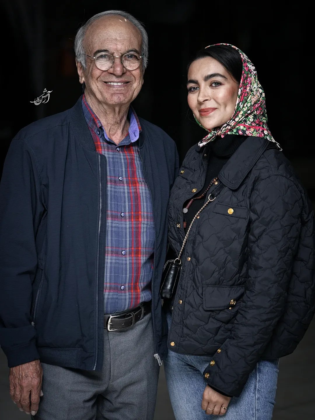 (عکس) پدر و دختری غلامرضا نیکخواه و نیلوفر نیکخواه