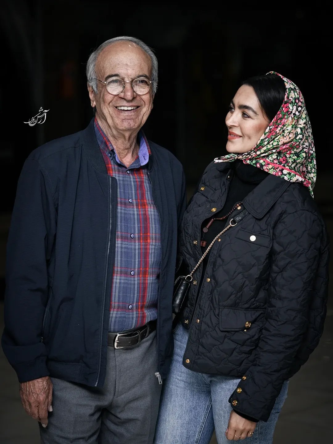 (عکس) پدر و دختری غلامرضا نیکخواه و نیلوفر نیکخواه