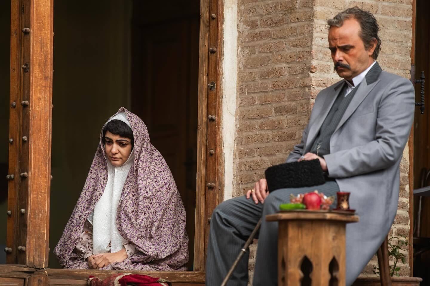 لیندا کیانی با گریم و لباس تاریخی در سریال جدید نرگس آبیار (عکس)