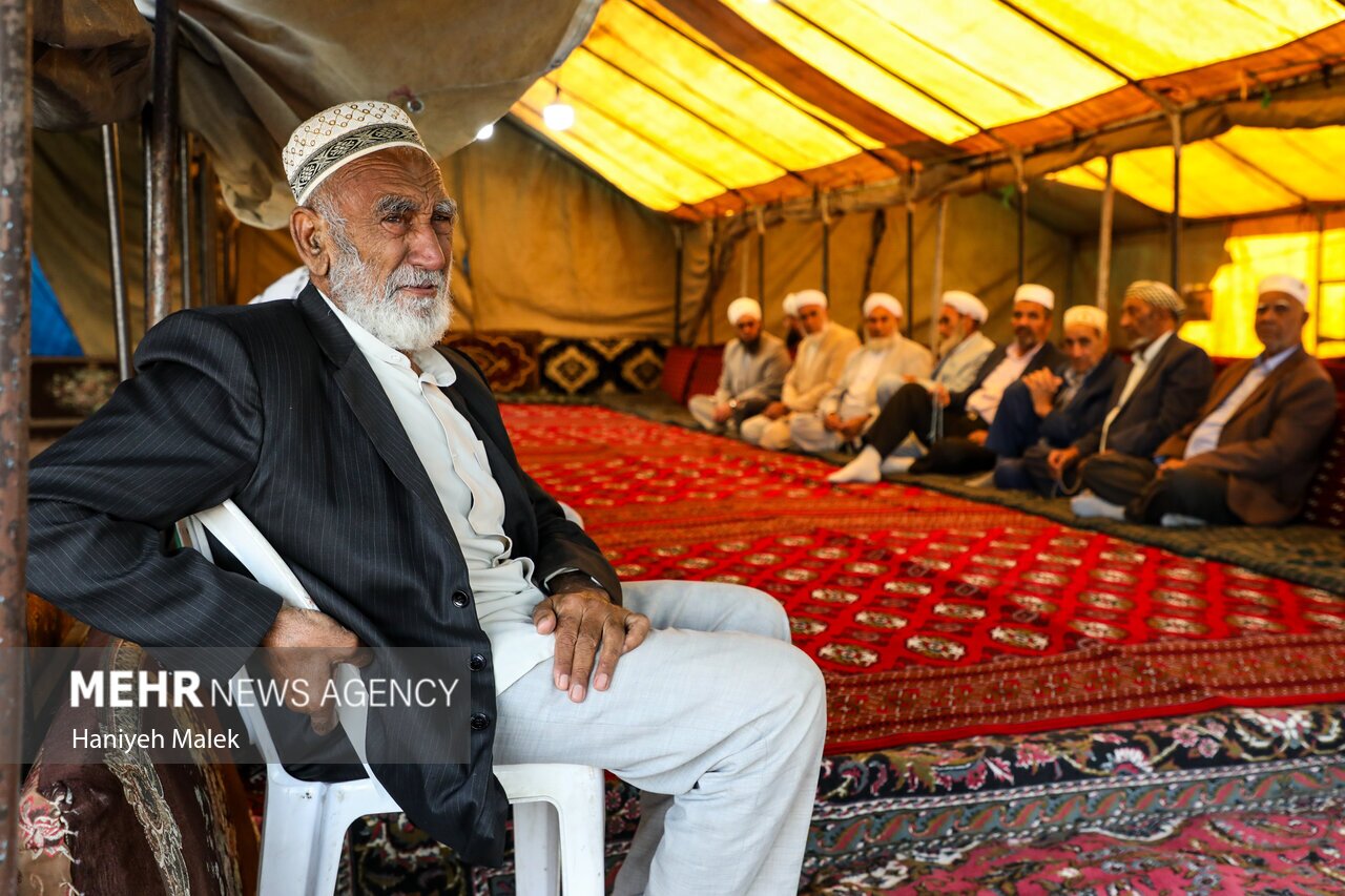 (تصاویر) تشییع پیکر باشکوه زنده یاد صابر کاظمی در آق‌قلا