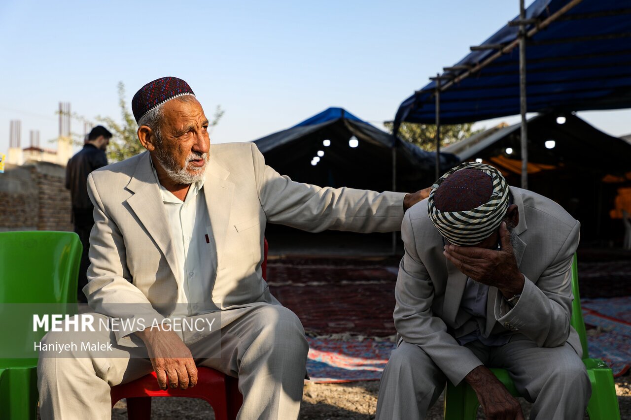 (تصاویر) تشییع پیکر باشکوه زنده یاد صابر کاظمی در آق‌قلا