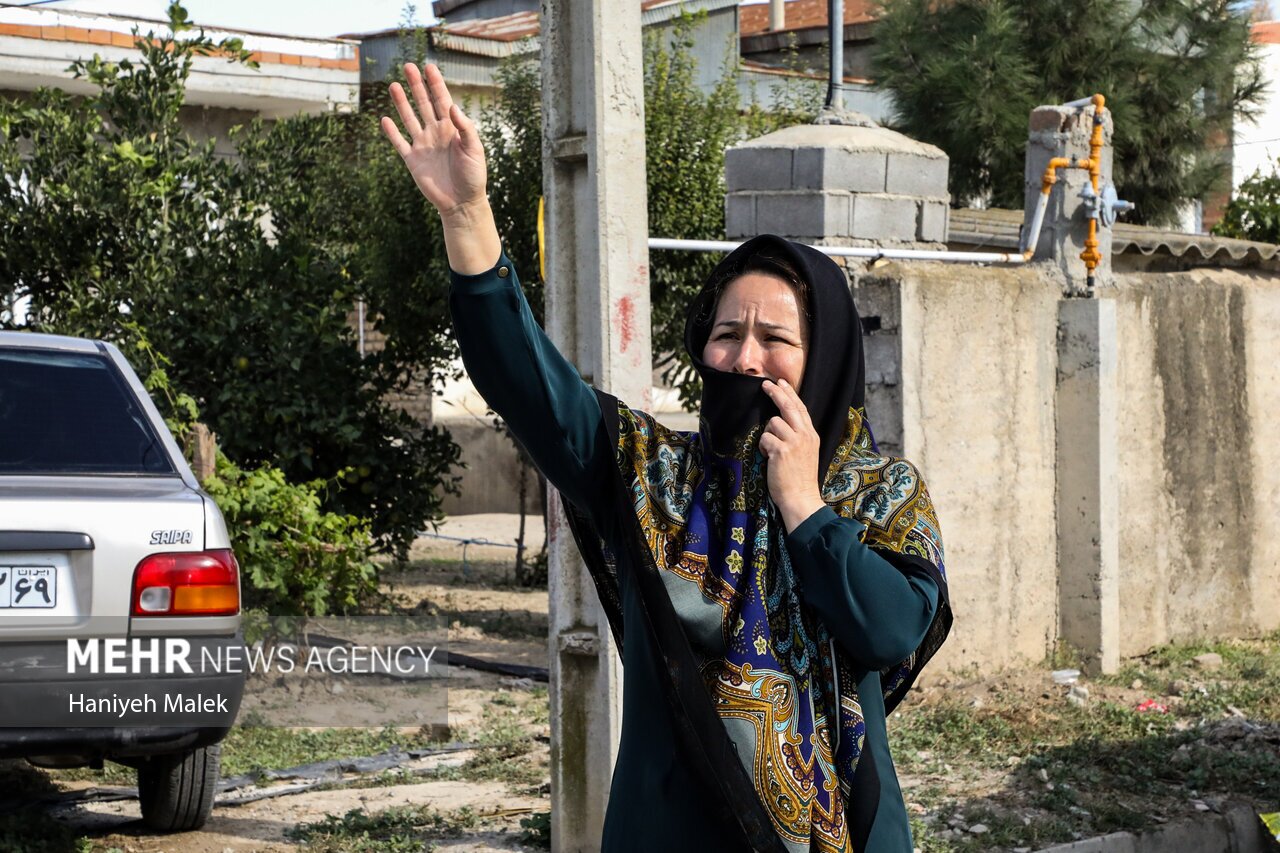 (تصاویر) تشییع پیکر باشکوه زنده یاد صابر کاظمی در آق‌قلا