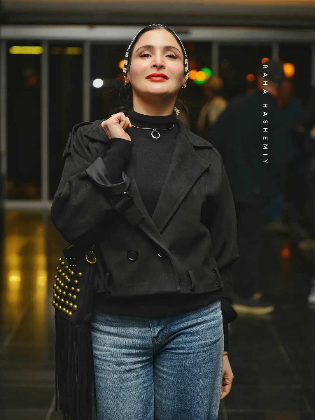 (عکس) نورا هاشمی در حاشیه نمایش کازابلانکا