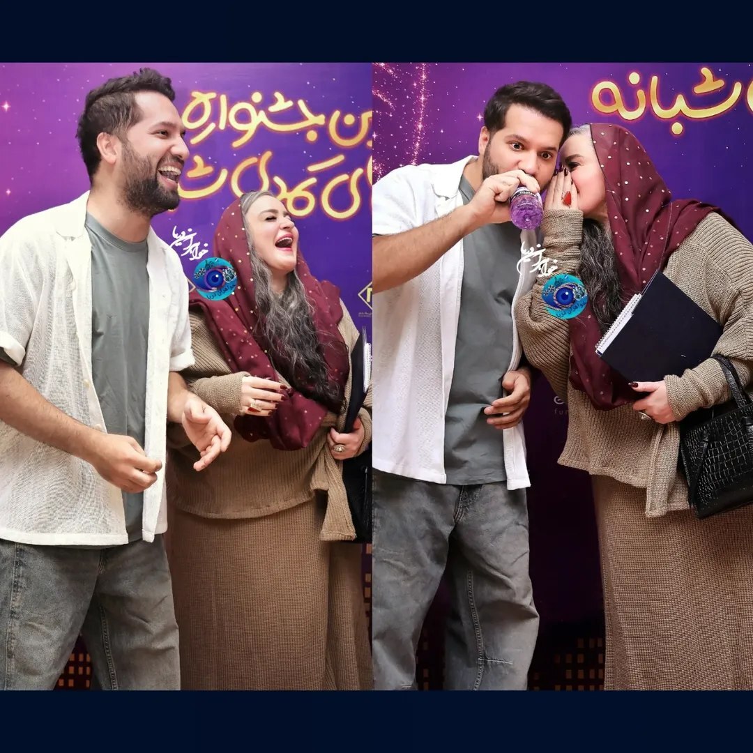 (عکس) نعیمه نظام دوست، منوچهر هادی و سید جواد هاشمی در افتتاحیه جشنواره نمایش‌های کمدی شبانه