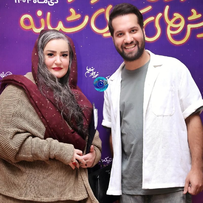 (عکس) نعیمه نظام دوست، منوچهر هادی و سید جواد هاشمی در افتتاحیه جشنواره نمایش‌های کمدی شبانه