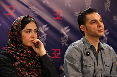 (ویدئو) پیغام احساسی پیمان معادی به باران کوثری با قلب آبی