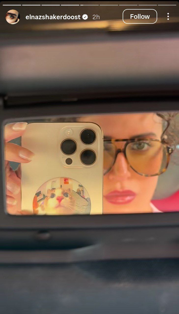 (عکس) سلفی و کاور جذاب گوشی الناز شاکردوست خبرساز شد (عکس) سلفی و کاور جذاب گوشی الناز شاکردوست خبرساز شد