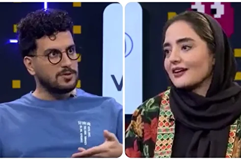 (ویدئو) استاکرای که برای نرگس محمدی به سیم آخر زده بود
