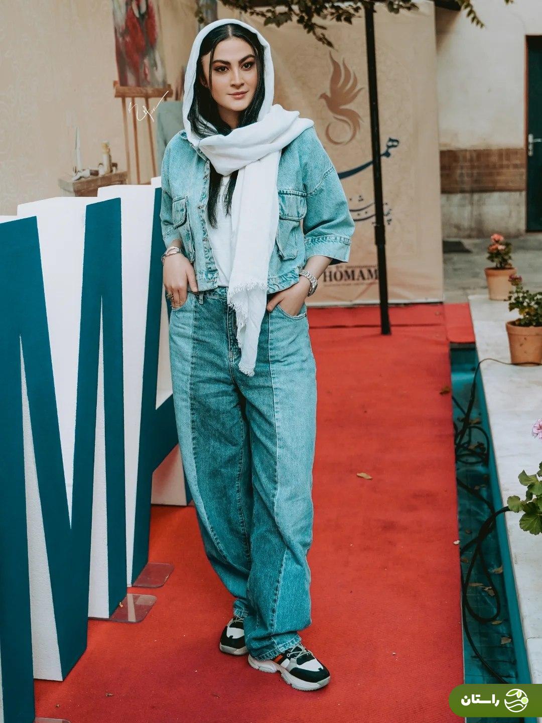 (تصاویر) استایل مریم مومن در جشنواره بین‌المللی همام