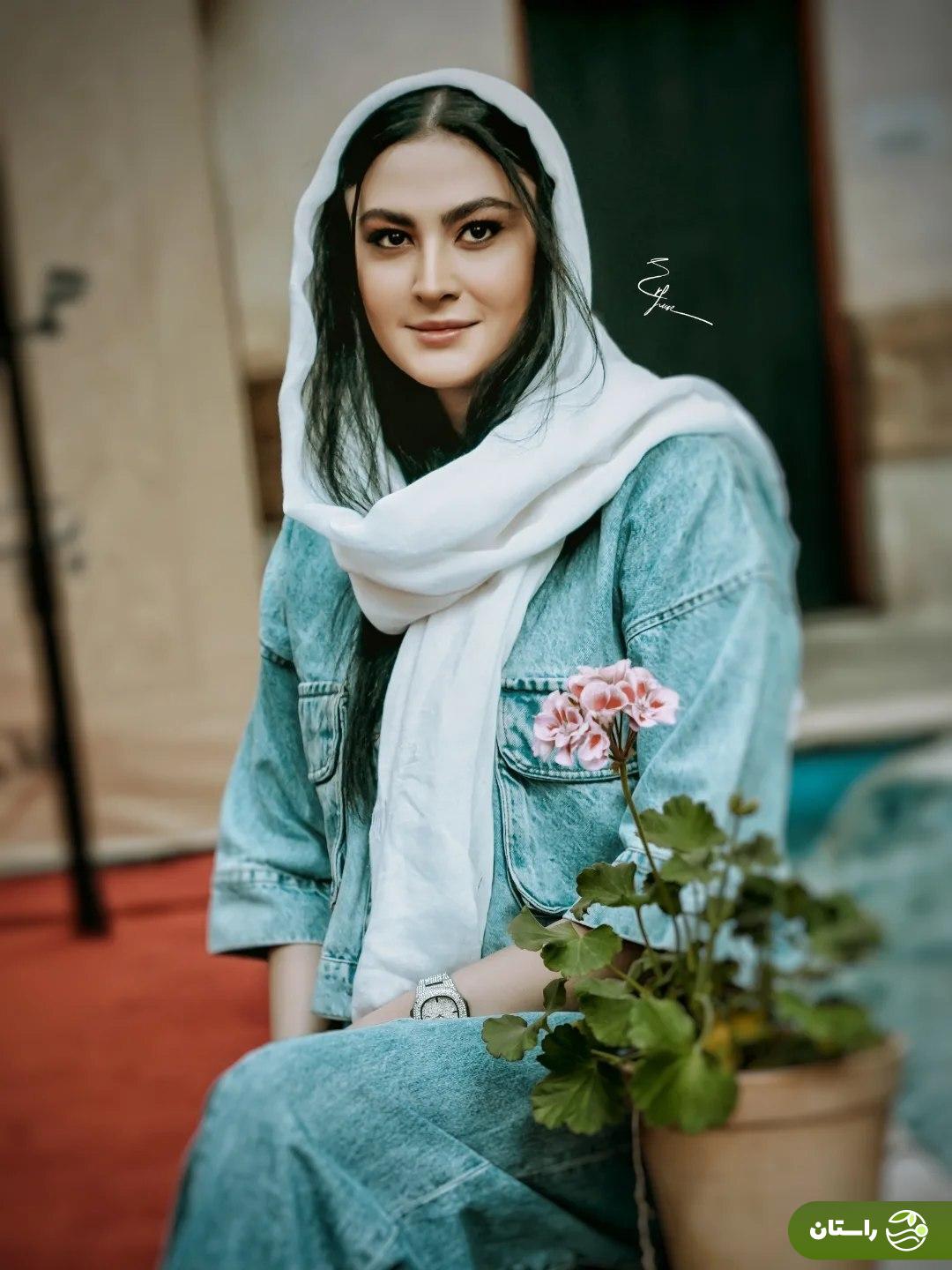 (تصاویر) استایل مریم مومن در جشنواره بین‌المللی همام