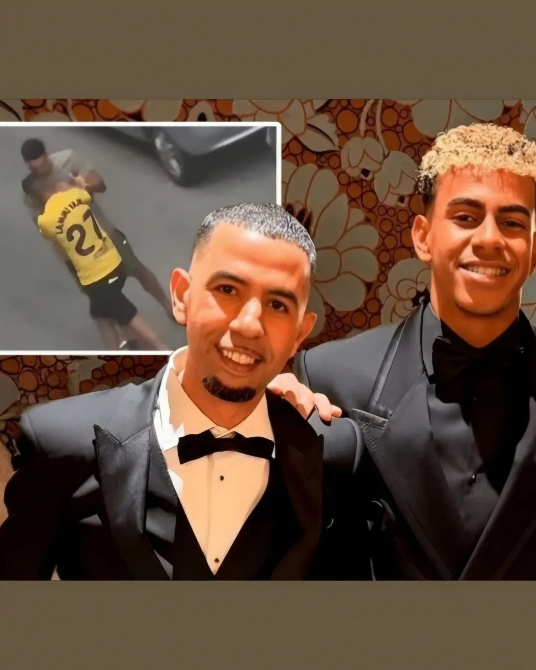 (عکس) پدر لامین یامال با یک دختر ۲۳ ساله نامزد کرد