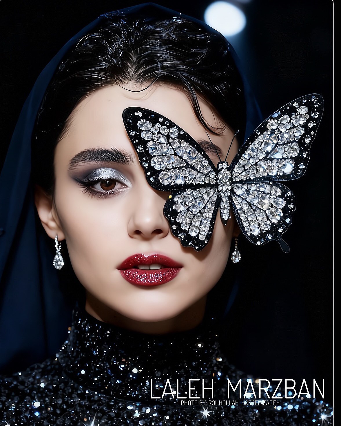 (عکس) پروانه کریستالی لاله مرزبان پربازدید شد؛ بازیگر سریال «آبان» در فوتوشوت هوش مصنوعی