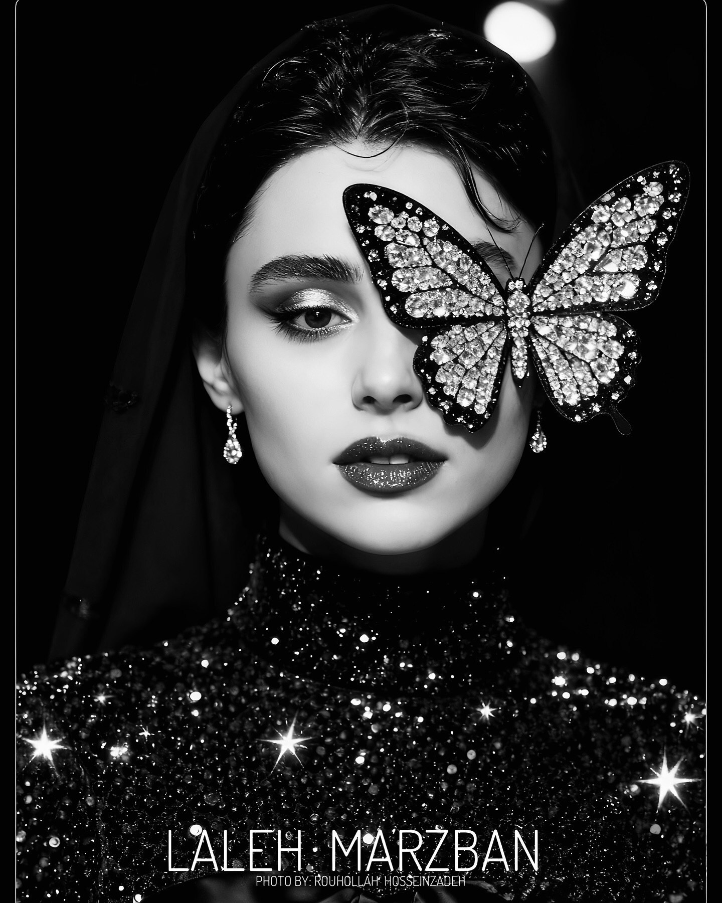 (عکس) پروانه کریستالی لاله مرزبان پربازدید شد؛ بازیگر سریال «آبان» در فوتوشوت هوش مصنوعی