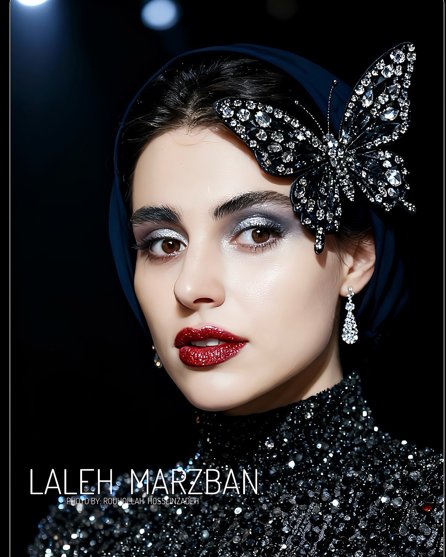 (عکس) پروانه کریستالی لاله مرزبان پربازدید شد؛ بازیگر سریال «آبان» در فوتوشوت هوش مصنوعی