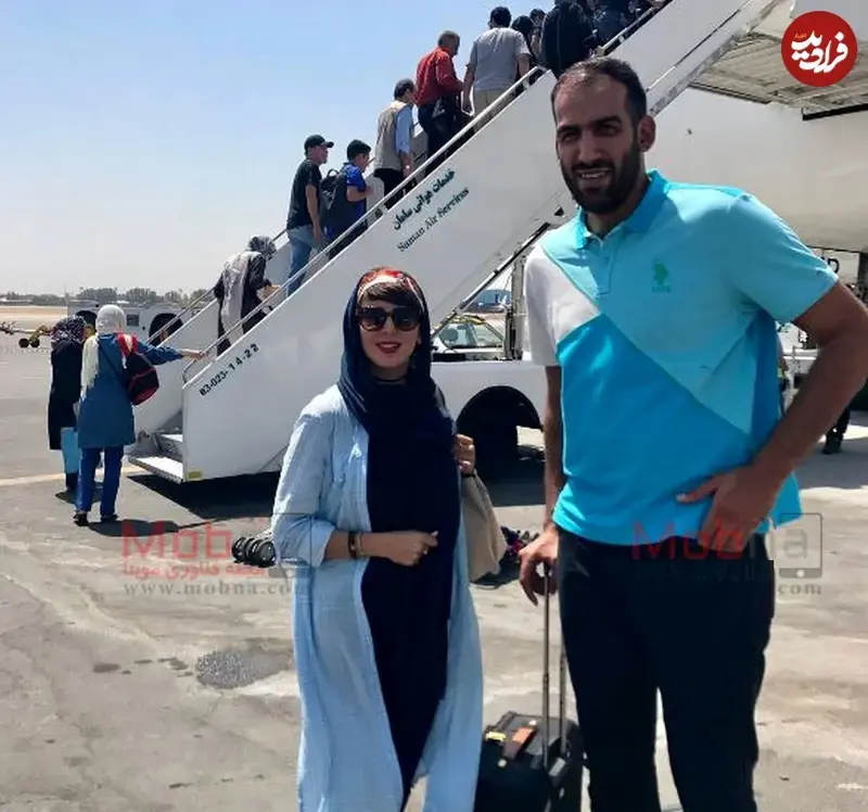 (عکس) تونل زمان؛ قاب دونفره نفرتی‌تی همسر آخناتون و غولِ مختارنامه در حرم امام رضا؛ سال ۹۶