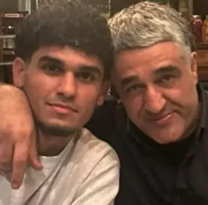 (عکس) پژمان جمشیدی در کنار برادر و برادرزاده‌اش در کانادا