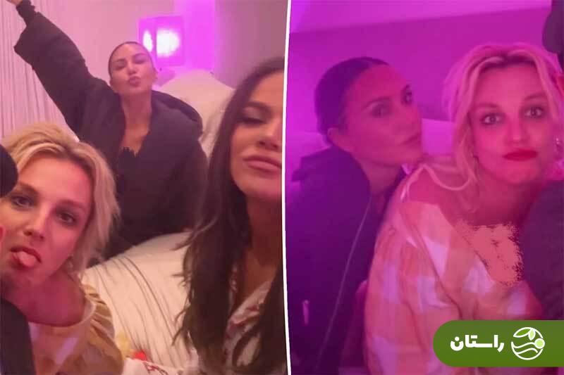 دورهمی کیم کارداشیان و خواهرش کلوئی با بریتنی اسپیرز دورهمی کیم کارداشیان و خواهرش کلوئی با بریتنی اسپیرز