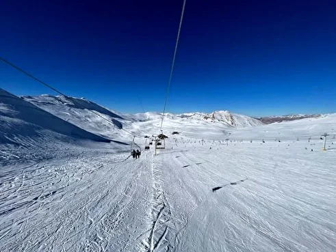 تصویر جذاب از بارش اولین برف پاییزی در تهران + ویدئو