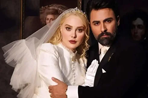 (عکس) سلفی آرام جعفری و همسرش بابک انصاری