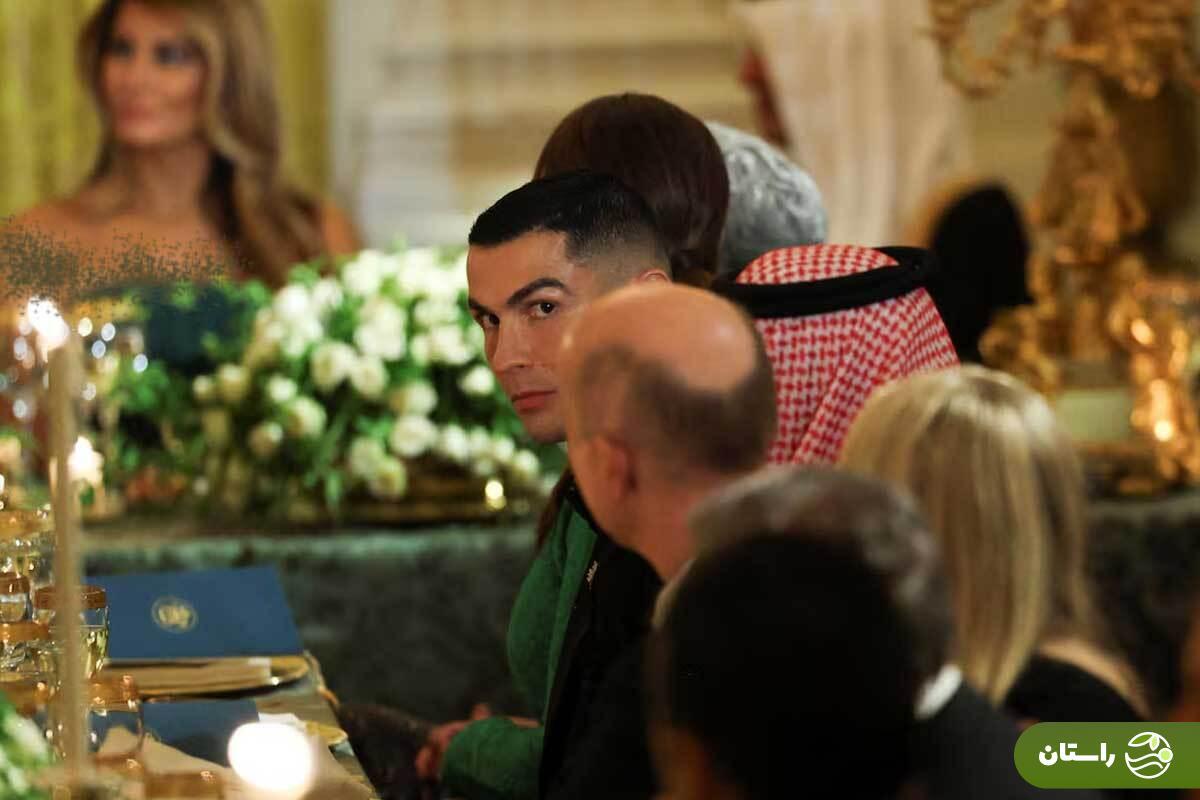 سلفی رونالدو در کاخ سفید؛ پای جورجینا به کاخ سفید هم باز شد!