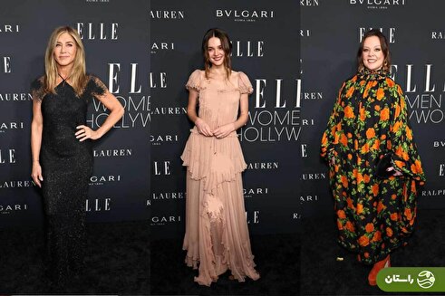(تصاویر) استایل زنان زیبای هالیوودی در رویداد مد و فشن مجله ELLE؛ از امیلی بلانت تا جنیفر آنیستون