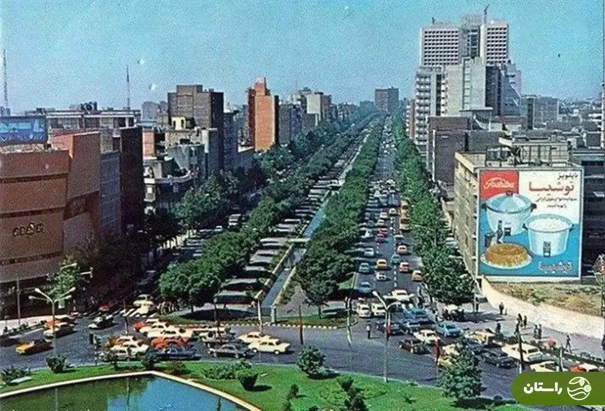 (عکس) تونل زمان؛ بلوار کشاورز؛ ۵۴ سال پیش