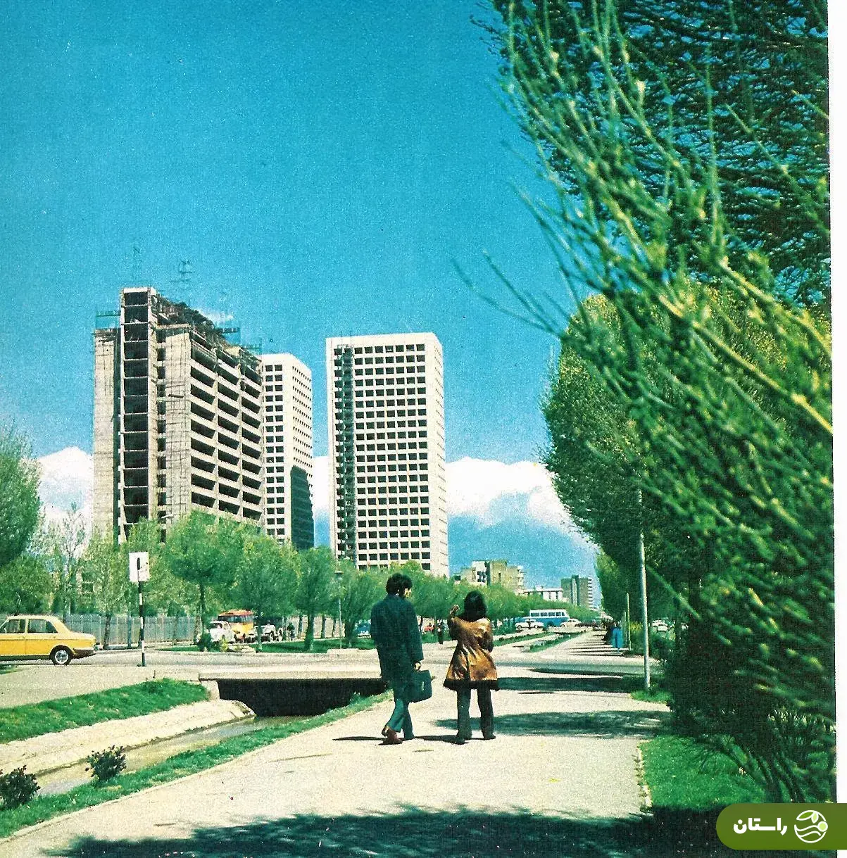 (عکس) تونل زمان؛ بلوار کشاورز؛ ۵۴ سال پیش