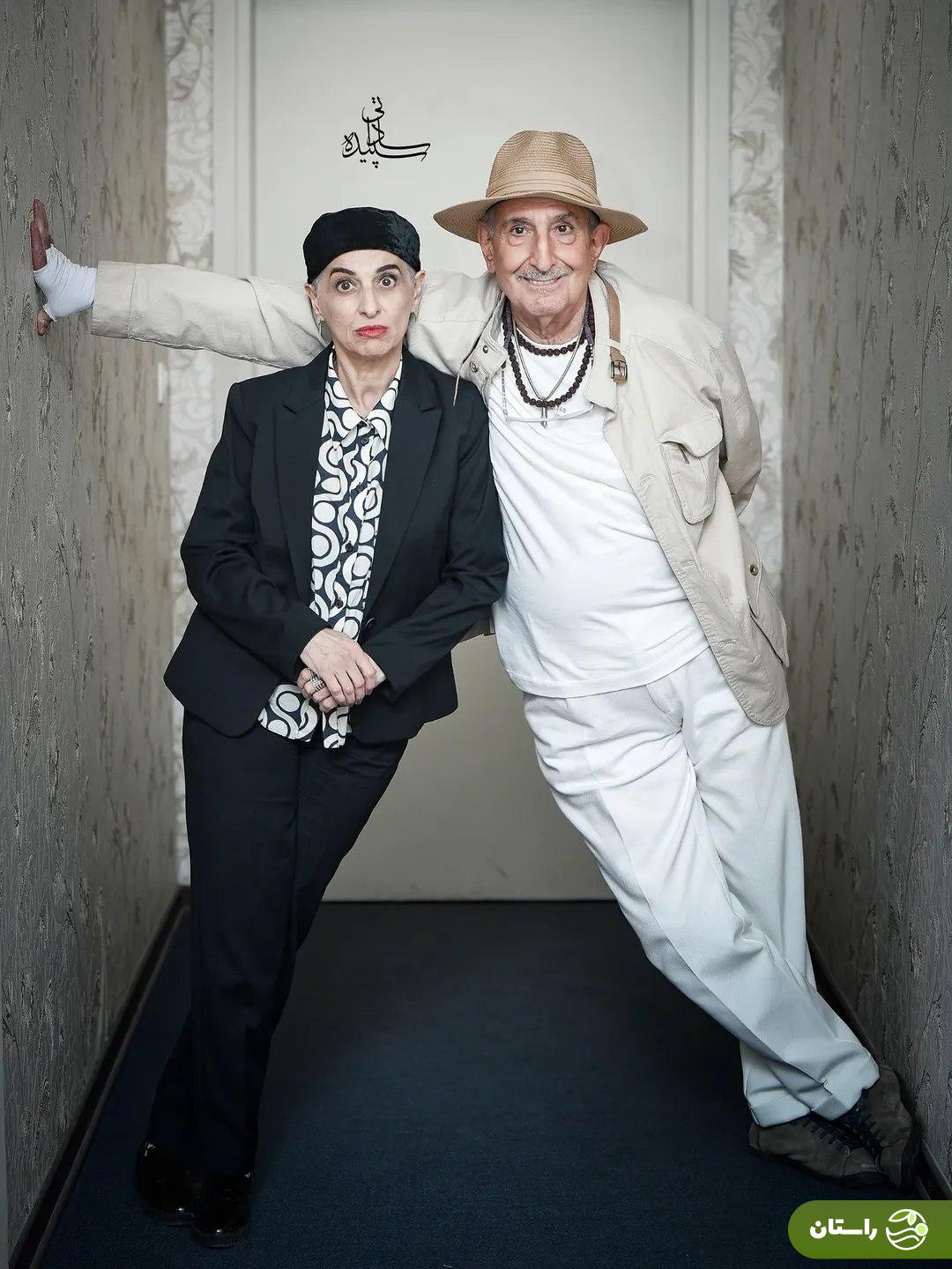 عکس‌های دونفره و ژست‌های خاص فرهاد آئیش و مائده طهماسبی