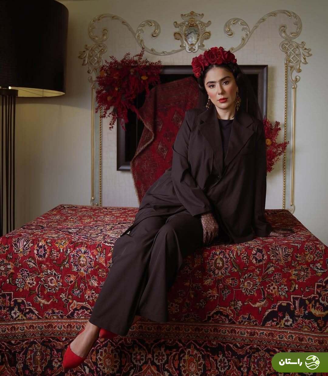 (عکس) گریم متفاوت شیدا یوسفی بازیگر سریال بچه مهندس با الهام از فریدا کالو (عکس) گریم متفاوت شیدا یوسفی بازیگر سریال بچه مهندس با الهام از فریدا کالو