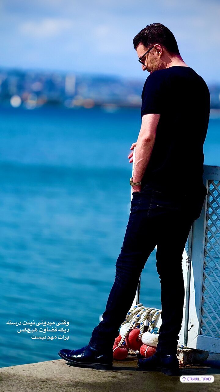 عکس | تصویر هنری باربد بابایی مجری سابق صداوسیما در ترکیه