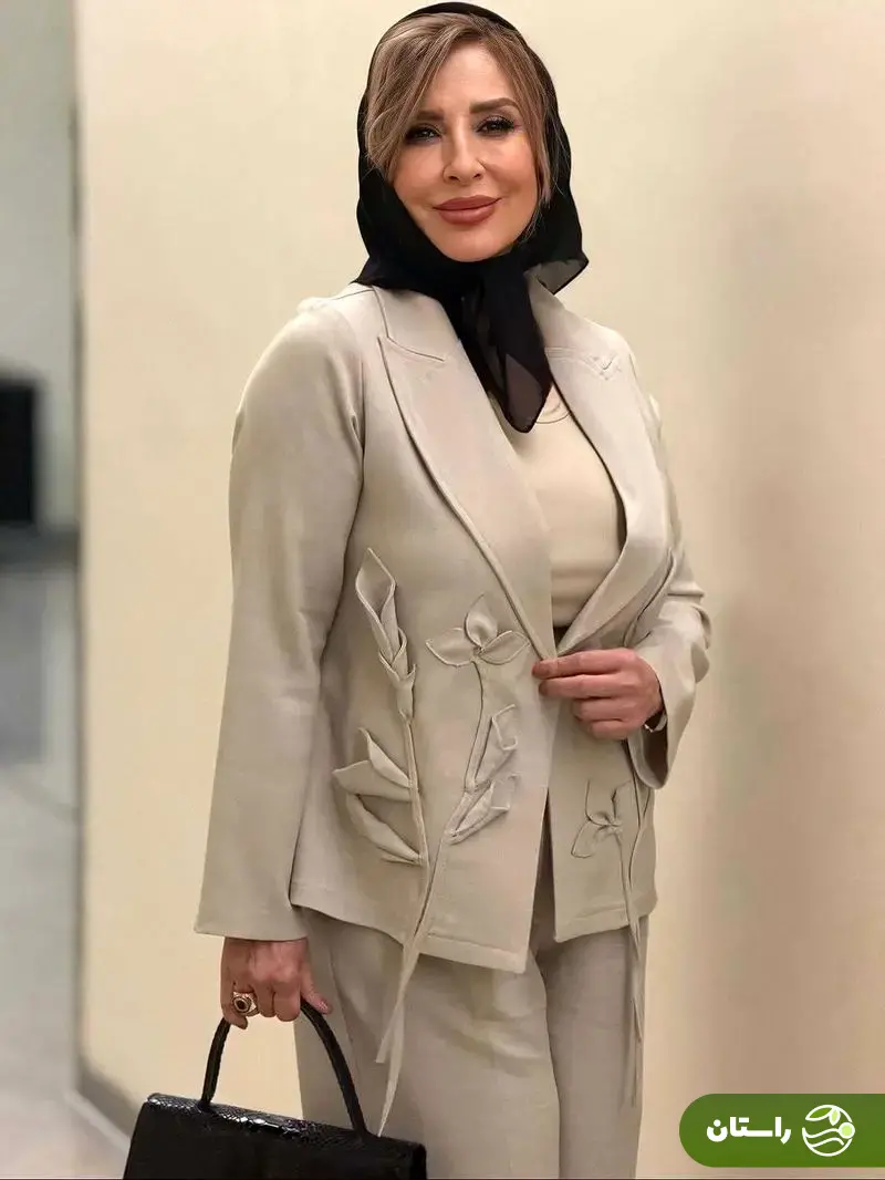 (تصاویر)  استایل مرجانه گلچین در کنسرت احسان نیزن